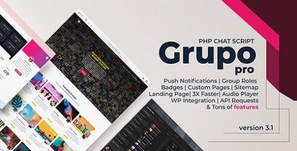 Grupo Chat v3.4 Nulled – Chat Room & Private Chat PHP Script