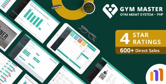Gym Master v25.0 Nulled – Gym Management System PHP Script