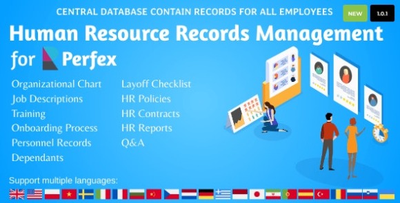 HR Records for Perfex CRM v1.0.1 – Addon