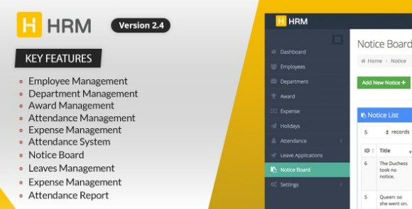 HRM v4.0.2 Nulled – Human Resource Management PHP Script