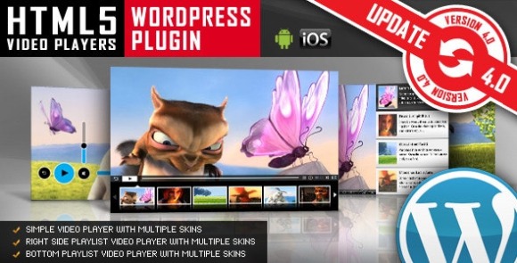 HTML5 Video Player WordPress Plugin v5.3.3 FREE
