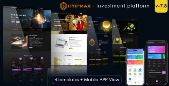 HYIP MAX v10.0 Nulled – High yield Investment Platform PHP Script