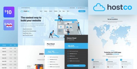 Hostco v1.1.1 – Web Hosting HTML Template Free