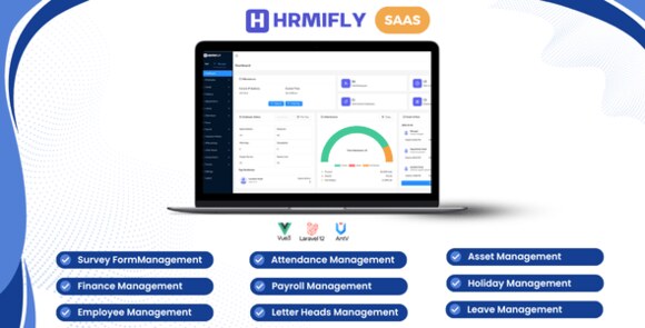 Hrmifly SAAS v2.0 – Complete Payroll and HR Management System (HRM) PHP Script