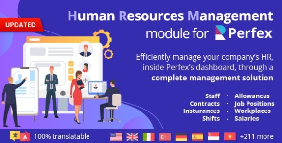 Human Resources Management v1.4 – HR Module for Perfex CRM Addon
