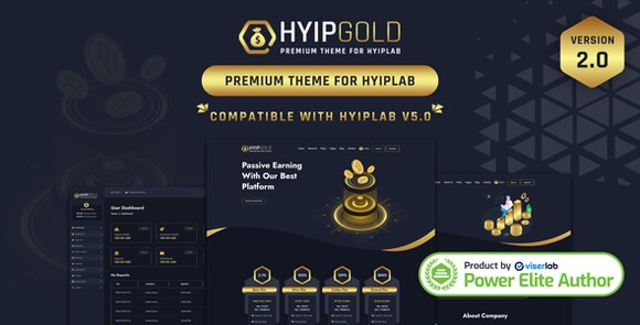 HyipGold v2.0 – Premium Theme For HYIPLAB