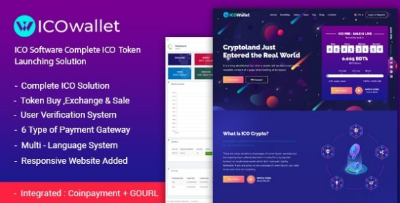 ICOWallet v3.0 Nulled – ICO Script | Complete ICO Software and Token Launching Solution