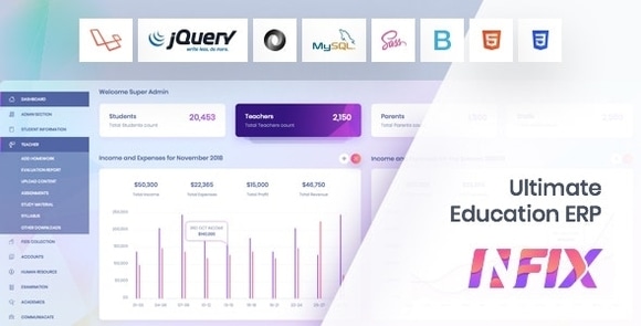 InfixEdu School v9.0.3 Nulled – School Management System Software + Modules