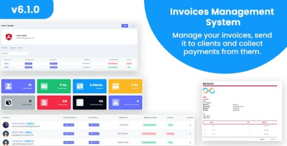 InfyInvoices v7.0.4 – Invoices – Laravel Invoice Management System – Billing Management – Invoice PHP Script