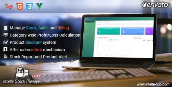 Intelle Stock Manager v1.0.1 – Project Management PHP Script