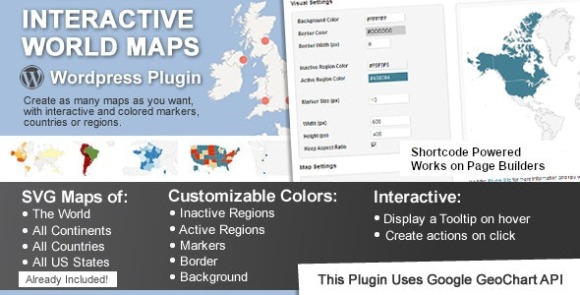 Interactive World Maps v2.4.11 – WordPress Plugin