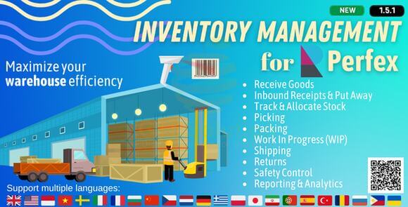 Inventory Management Module for Perfex CRM v1.5.1 – Addon