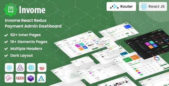 Invome v1.0 – React Redux Invoicing Admin Dashboard Template