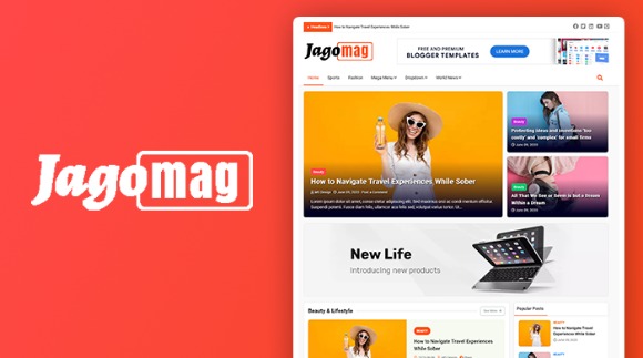 JagoMag (Premium) – Ultimate Magazine Blogger Template