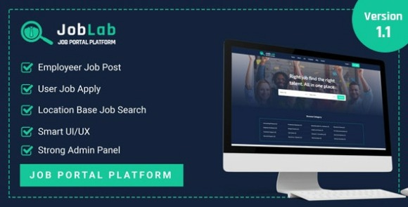 JobLab v1.1 – Job Portal Platform PHP Script