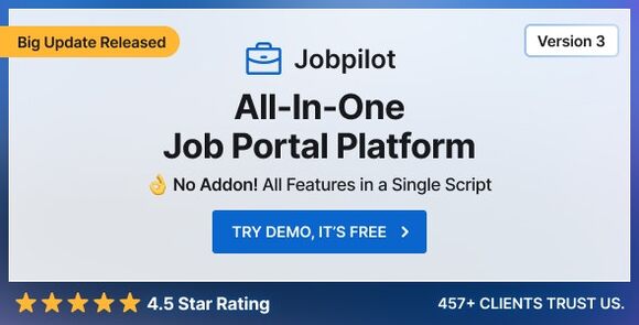 Jobpilot v3.18.0 – Job Portal Laravel Script Free
