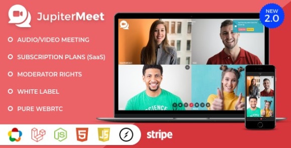 JupiterMeet v2.6 – Video Conference Nulled PHP Script