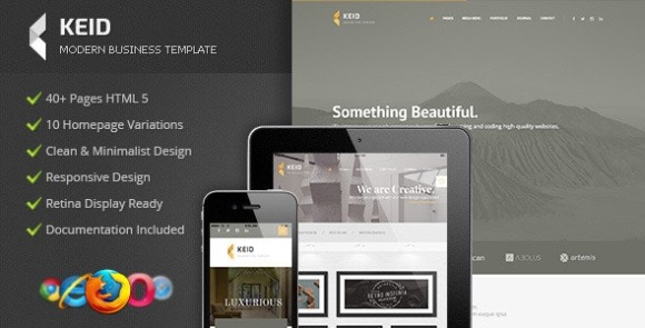 Keid v1.0 – Modern Multipurpose HTML Template Free