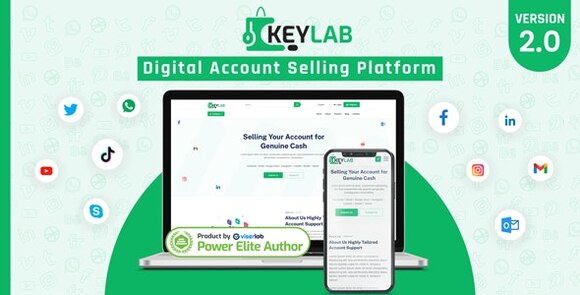 KeyLab v2.0 Nulled – Digital Account Selling Platform Script