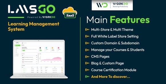 LMSGo SaaS v4.2 Nulled – Learning Management System Script