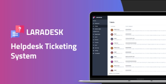 Laradesk v1.1.2 – Helpdesk Ticketing System PHP Script