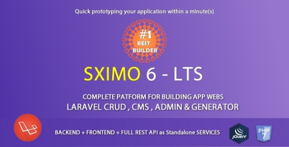 Laravel Multi Purpose Application v7.1 – CRUD – CMS – Sximo 6