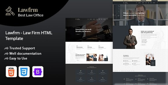 Lawfrm – Law Firm HTML Template