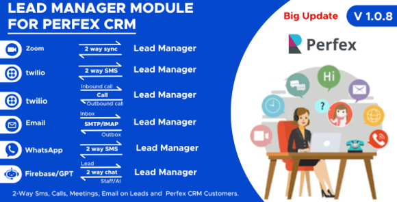 Lead Manager Module for Perfex CRM v1.0.8 – Addon