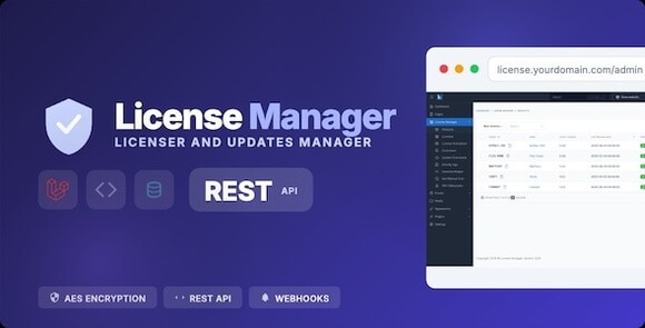 License Manager v1.1.1 – Laravel PHP Licenser and Updates Manager Script