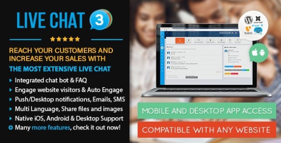 Live Support Chat v5.0.3 – Live Chat 3 Nulled