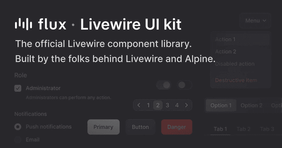 Flux Pro v2.13.1 – Livewire UI Kit