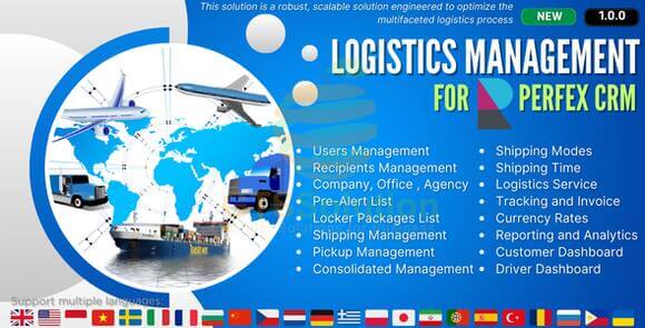 Logistics Management Module for Perfex CRM v1.0 – Addon
