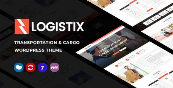 Logistix v1.17 – Responsive Transportation WordPress Theme Free