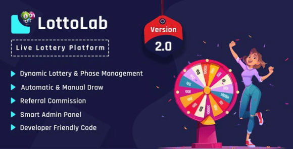 LottoLab v2.0 Nulled – Live Lottery Platform PHP Script