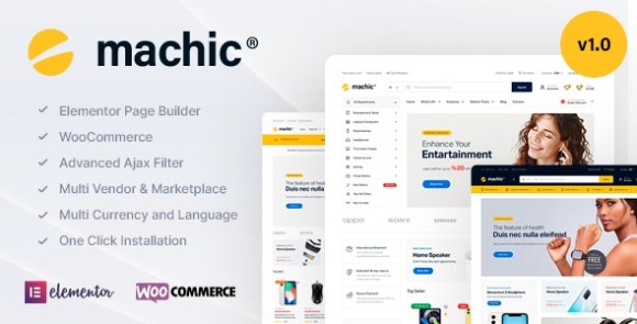 Machic v1.0.3 – Electronics Store WooCommerce Theme Free