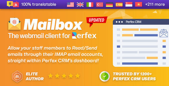 Mailbox v2.1.7 – Webmail Client & Email Automation Module for Perfex CRM