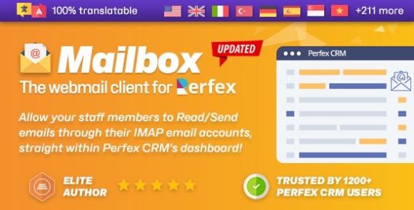 Mailbox v2.1.7 – Webmail based e-Mail Client Module for Perfex CRM