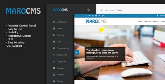 MaroCMS v3.1 – Business CMS Nulled PHP Script