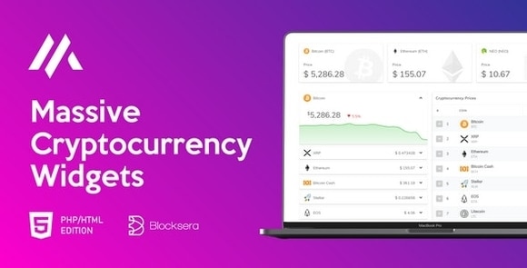 Massive Cryptocurrency Widgets v1.3.1 – PHP/HTML Edition Free