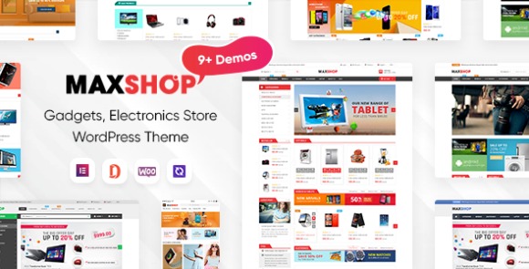 MaxShop v3.6.6 – Electronics Store Elementor WooCommerce WordPress Theme Free