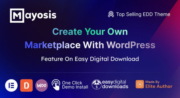 Mayosis v5.4.2 – Digital Marketplace WordPress Theme