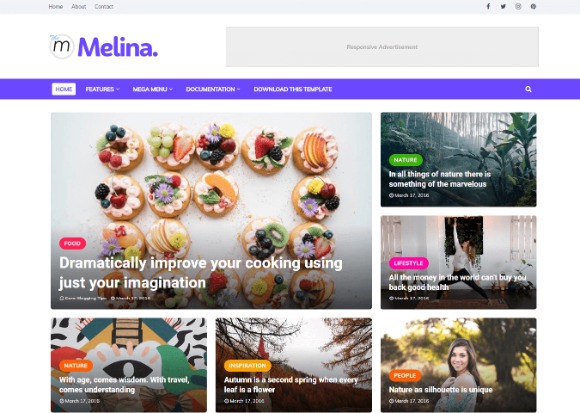 Melina v2.0 – Professional Fashion Blogger Template