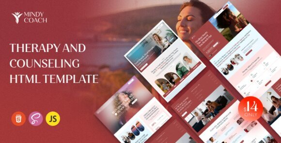 Mindycoach – Therapy & Counseling HTML Template