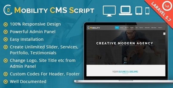 Mobility CMS Script Nulled Latest Version Free Download