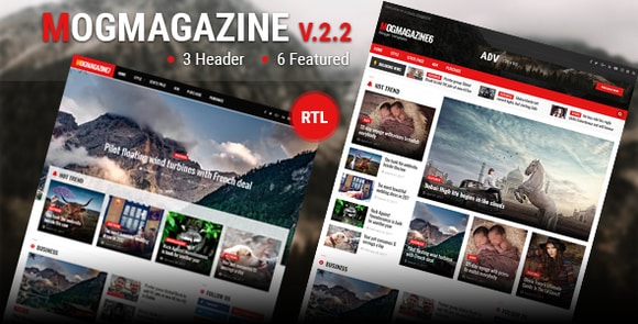 Mogtemplates – MogMagazine Template For Blogger v2.2