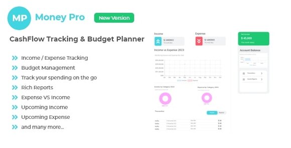 Money Pro v4.0 – Cashflow and Budgeting Manager PHP Script