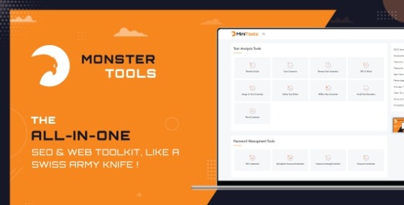 MonsterTools v1.4.3 Nulled – The All-in-One SEO & Web Toolkit, like a Swiss Army Knife PHP Script