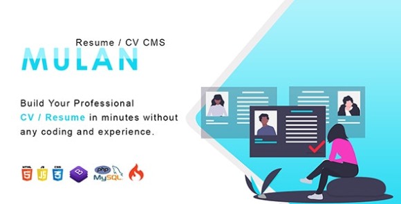 Mulan v2.4 – Resume / CV CMS Script