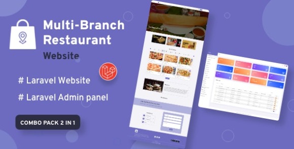 Multi-Branch Restaurant v2.0 – Laravel Website with Admin Panel PHP Script
