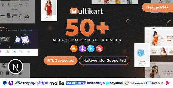 Multikart v1.0 – Single or Multivendor eCommerce with React Next JS & Laravel REST API Script
